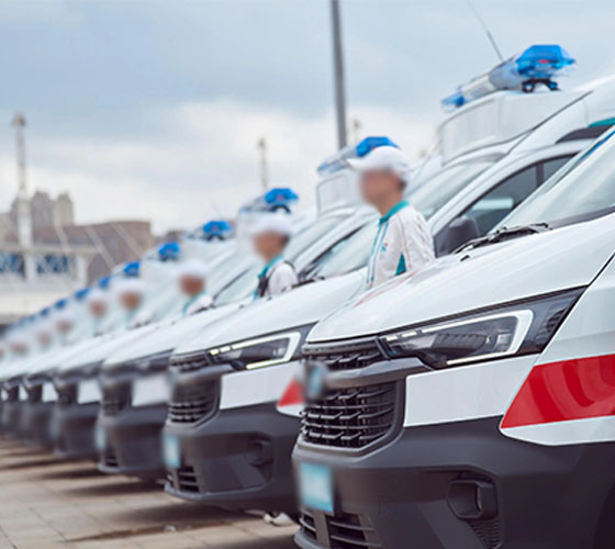 高台县服务车队展示